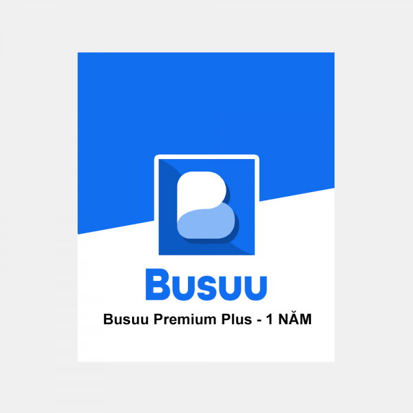 Tài khoản học ngoại ngữ Busuu Premium Plus 1 năm